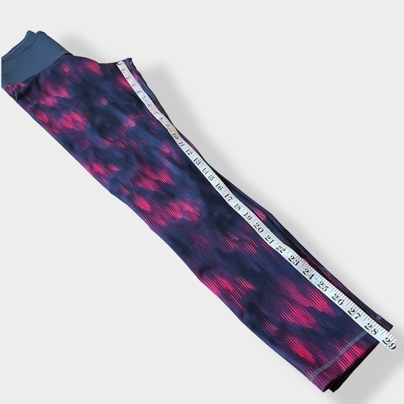 Adidas Leggings Climalite High Waist Pink Gray Spacedye Small - Picture 8 of 9